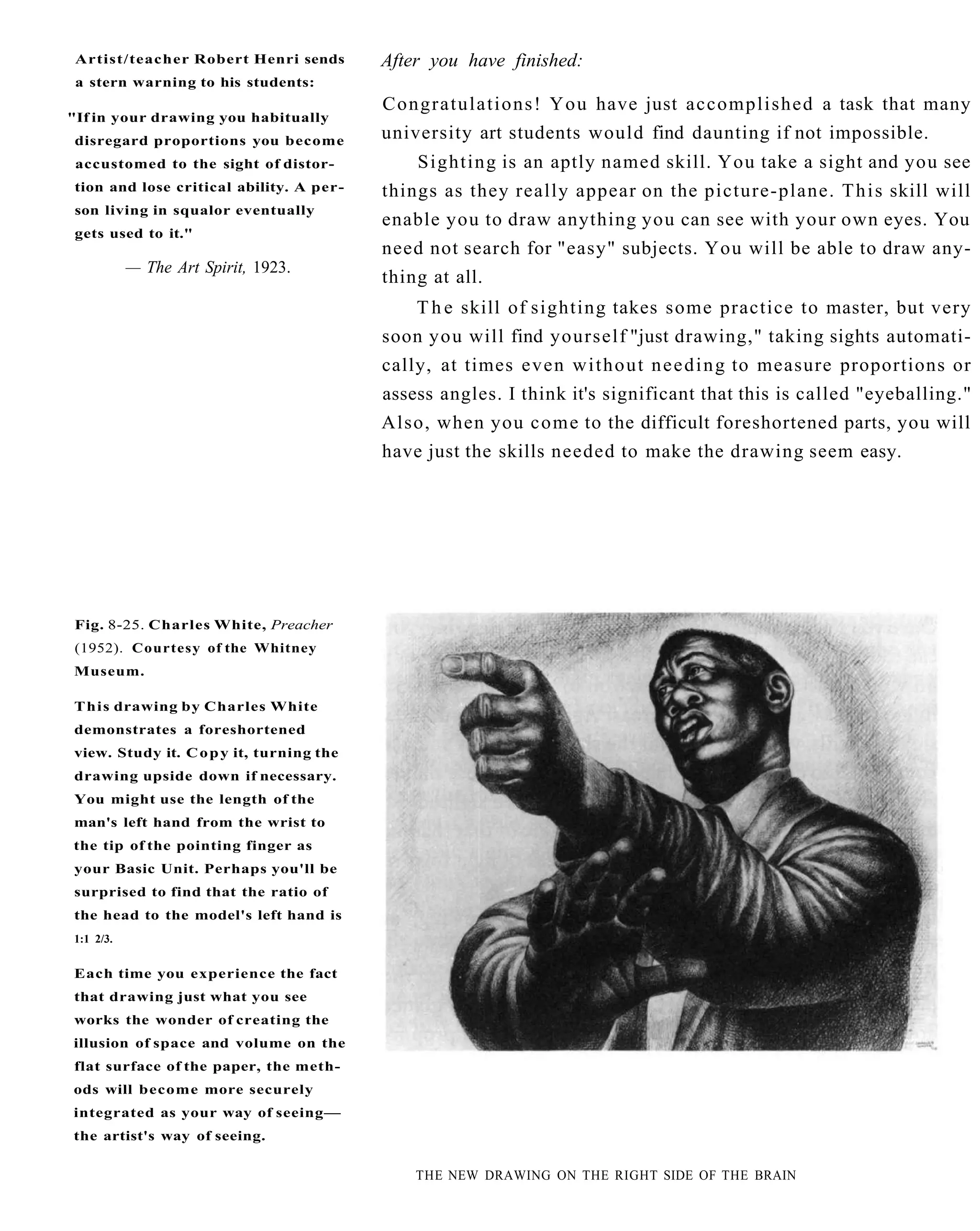 The New Drawing On The Right Side Of The Brain