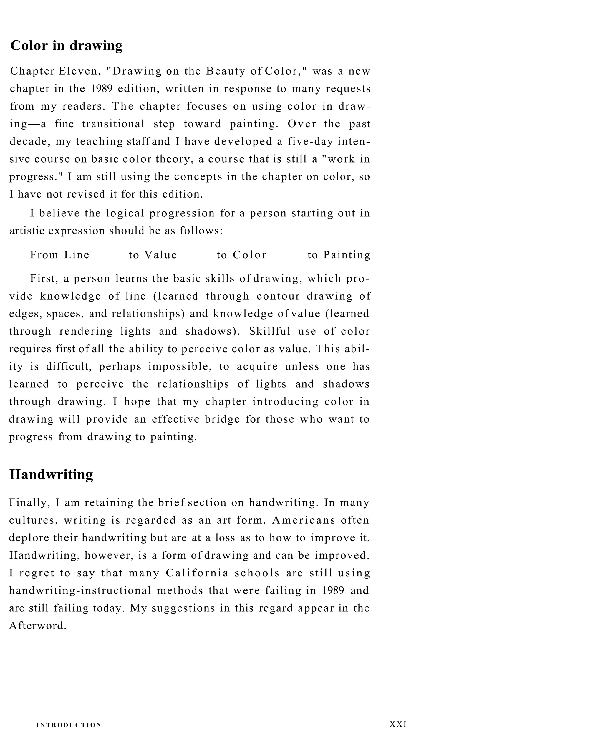 The New Drawing On The Right Side Of The Brain