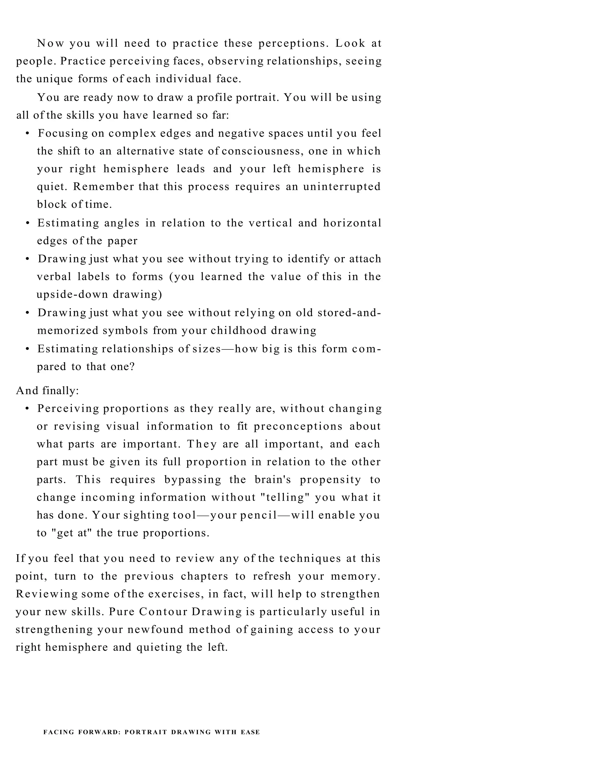 The New Drawing On The Right Side Of The Brain