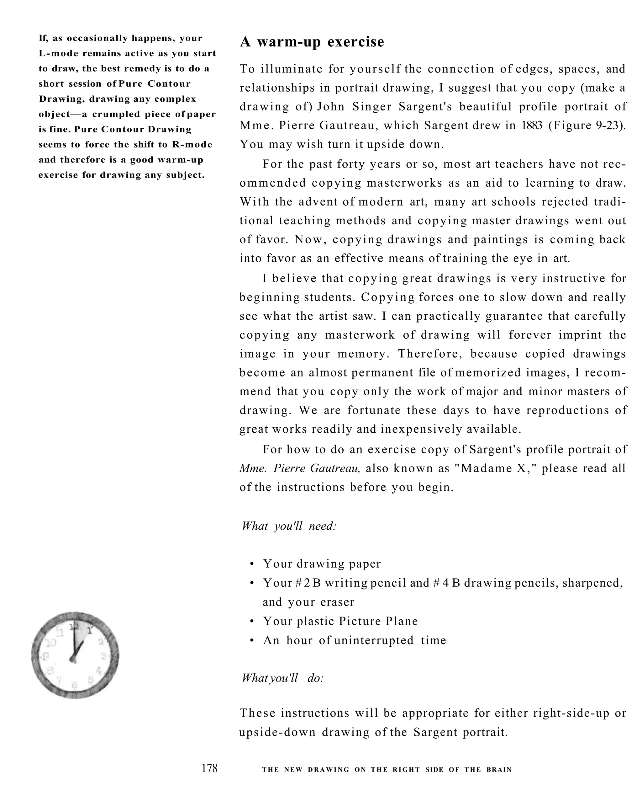 The New Drawing On The Right Side Of The Brain