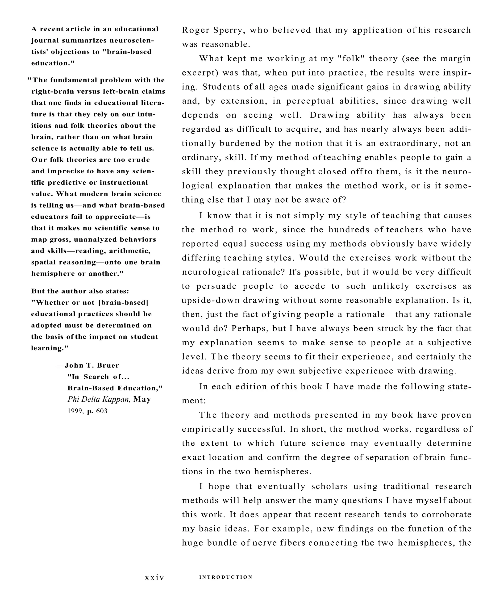 The New Drawing On The Right Side Of The Brain