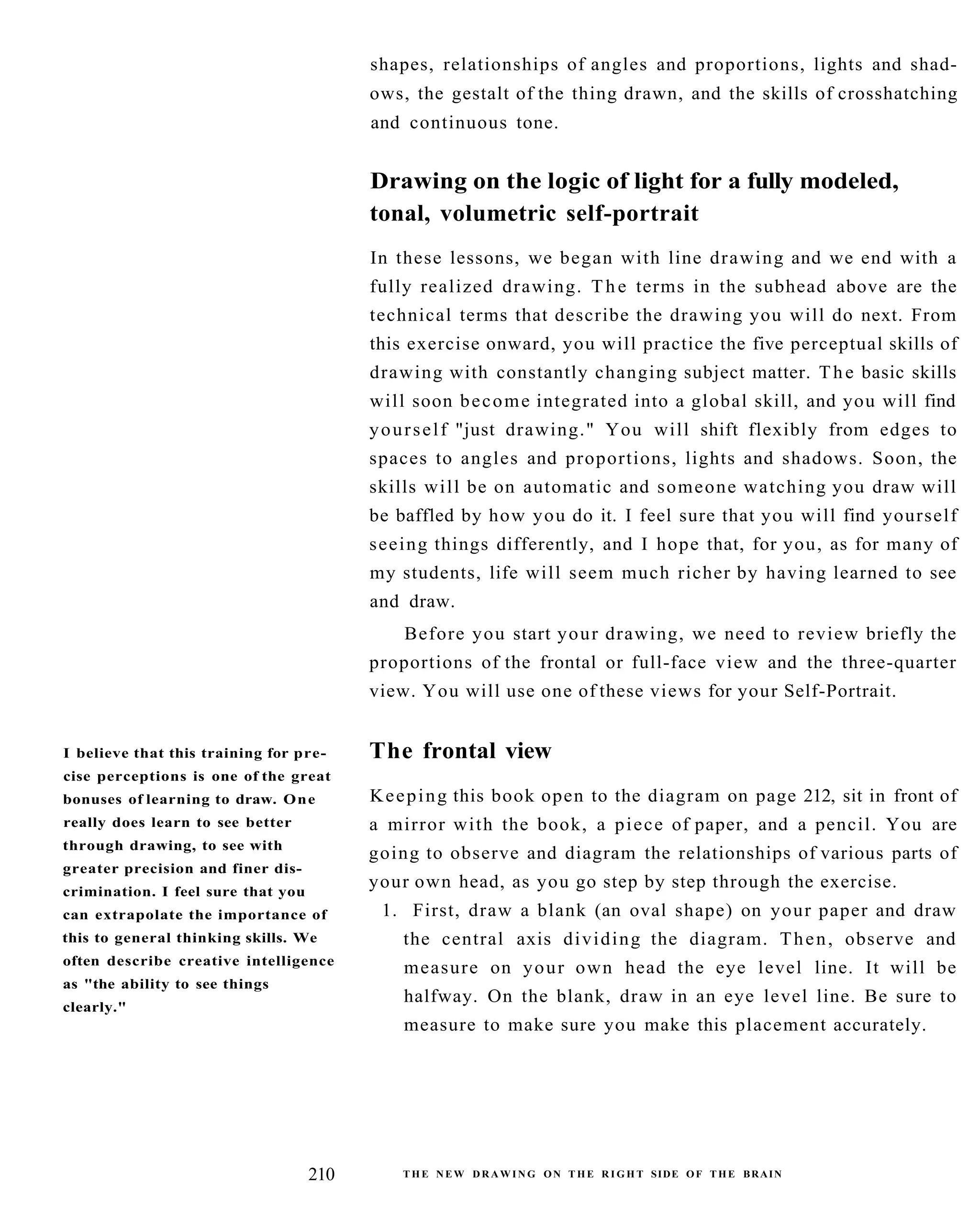 The New Drawing On The Right Side Of The Brain