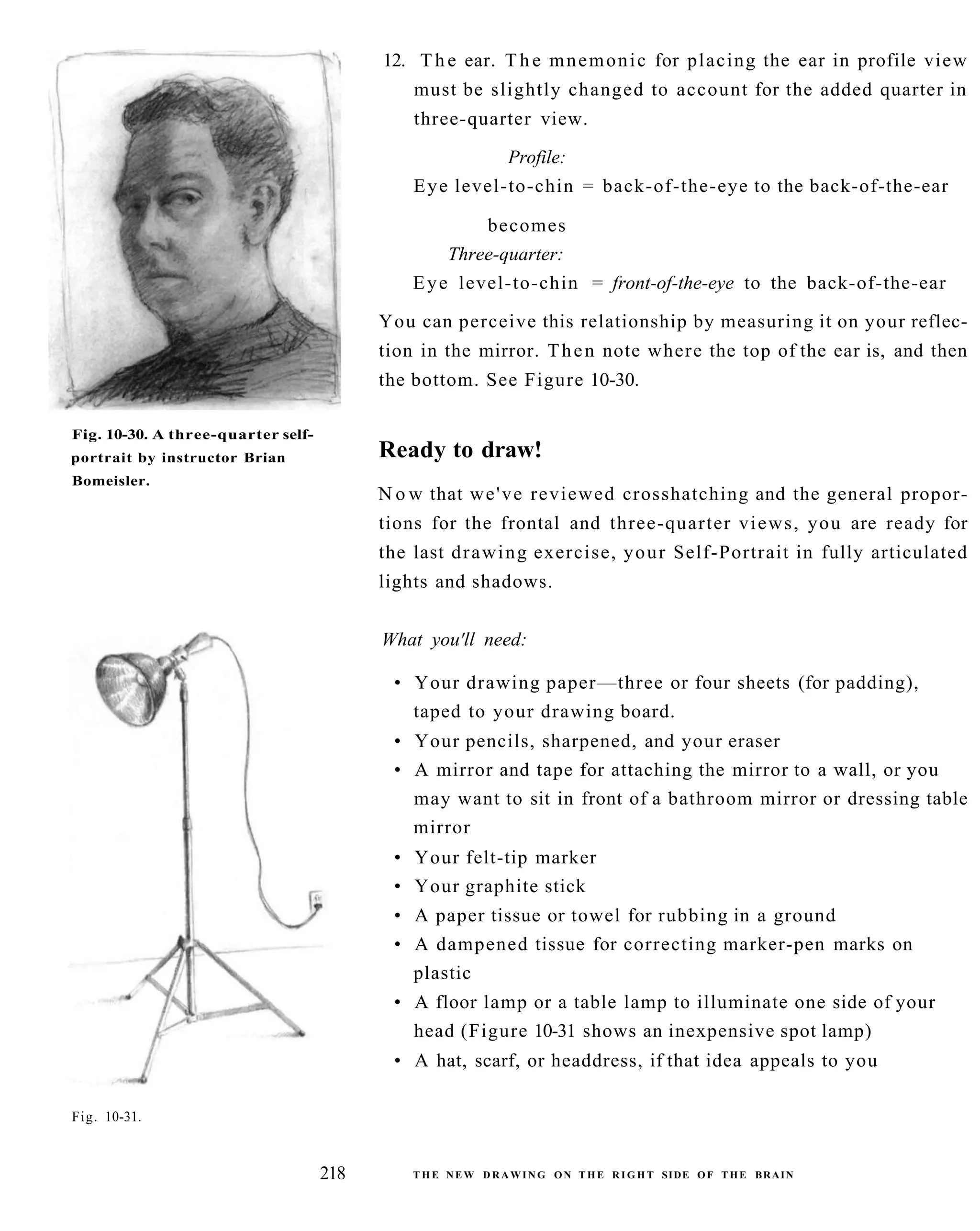 The New Drawing On The Right Side Of The Brain