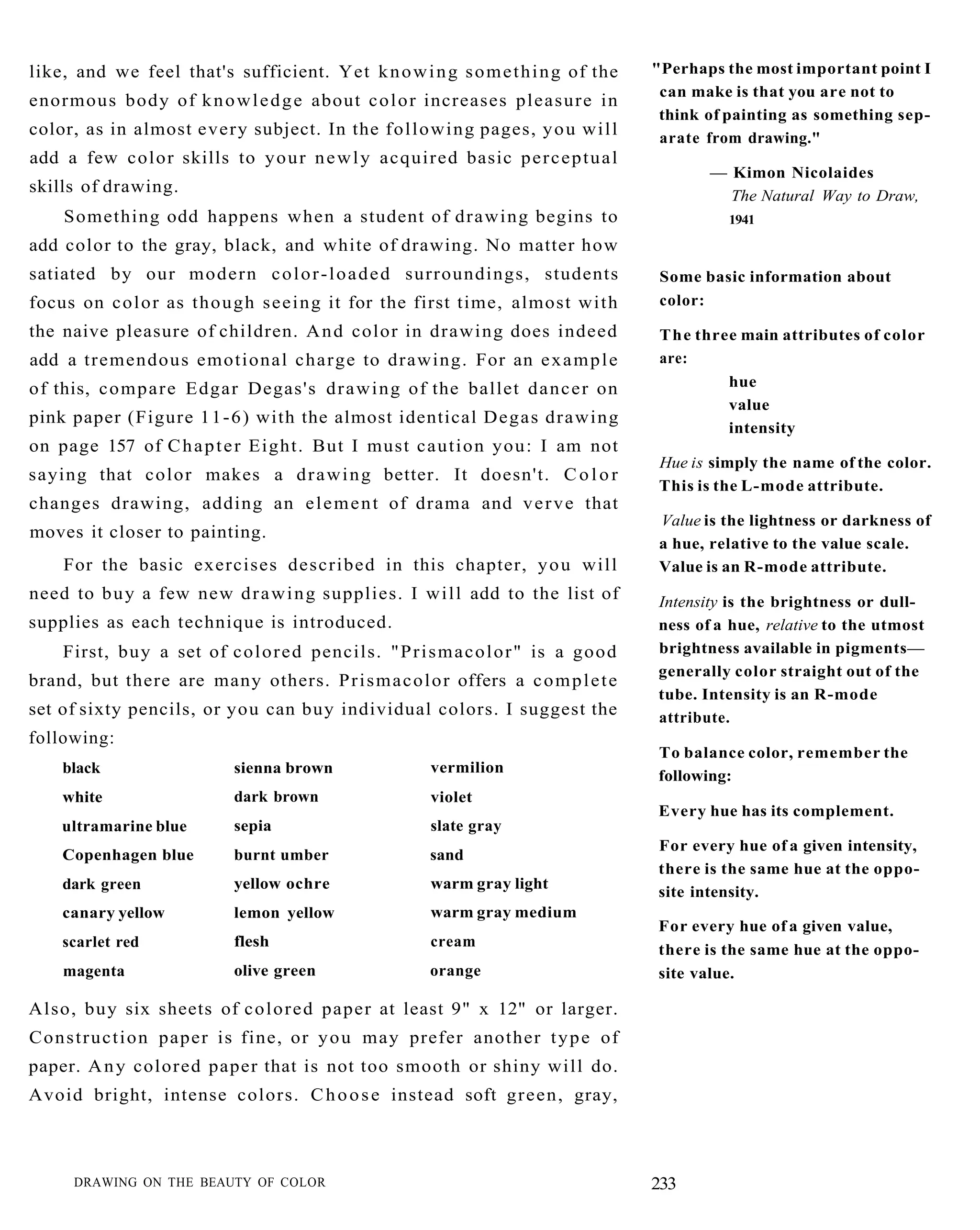 The New Drawing On The Right Side Of The Brain