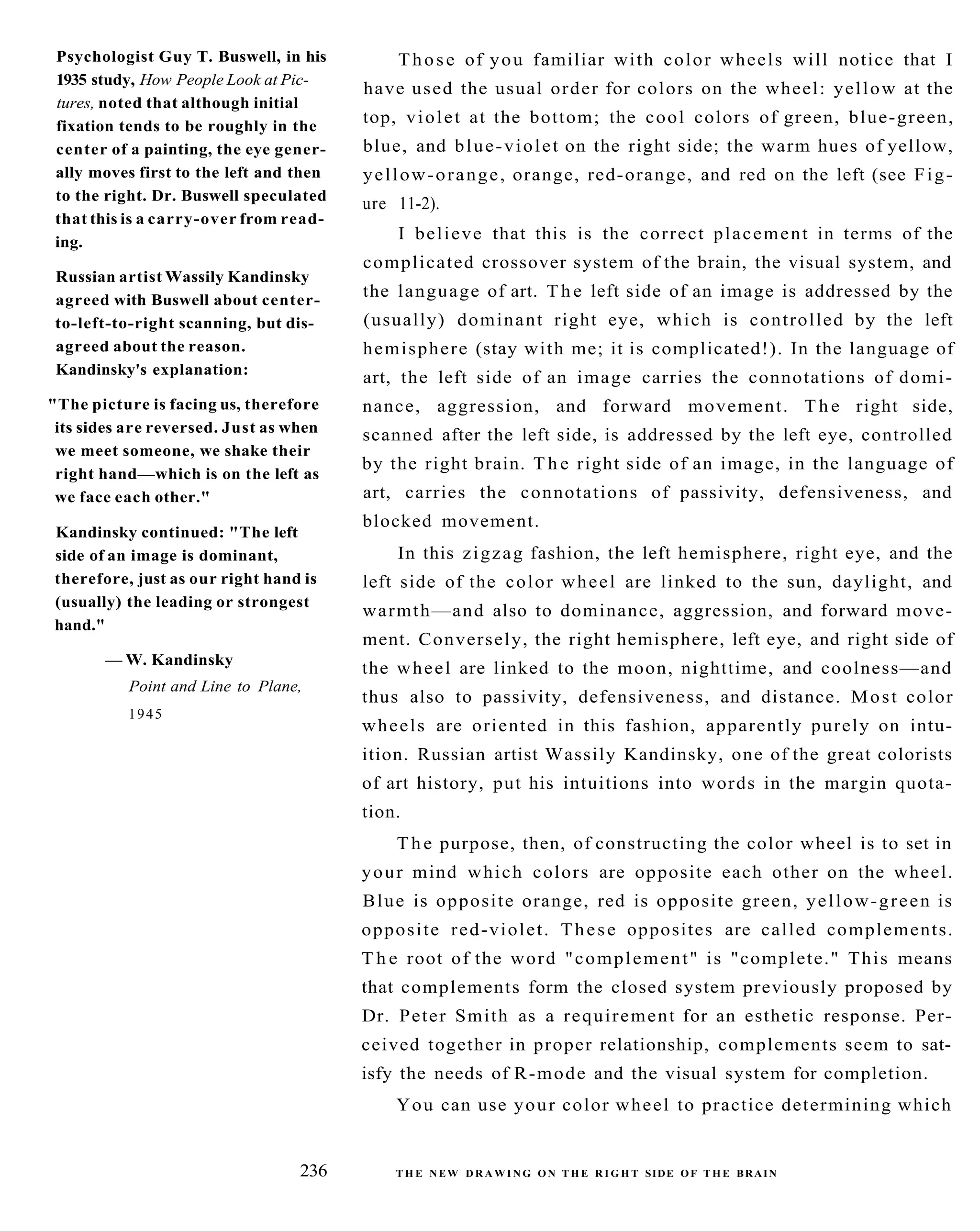 The New Drawing On The Right Side Of The Brain