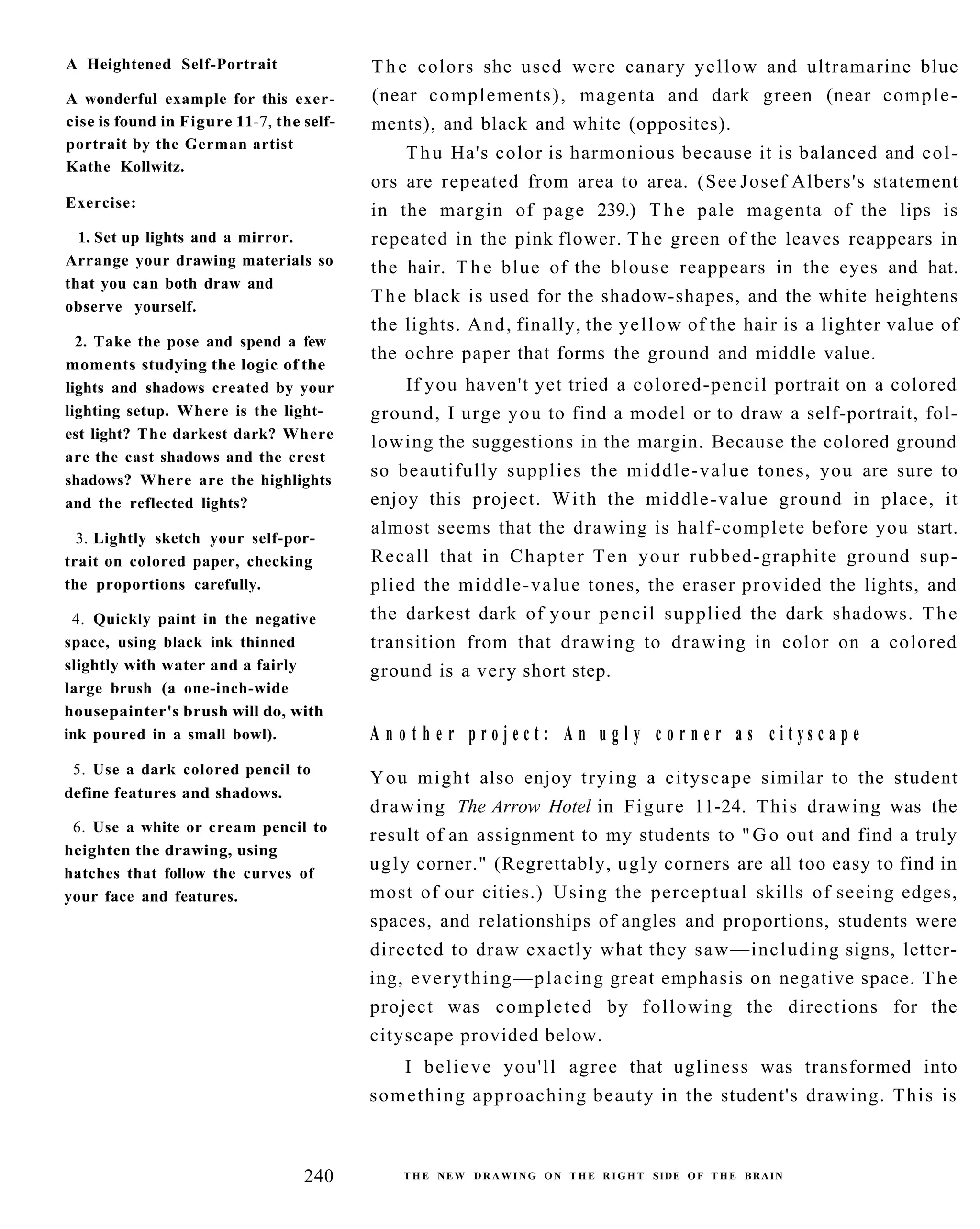 The New Drawing On The Right Side Of The Brain