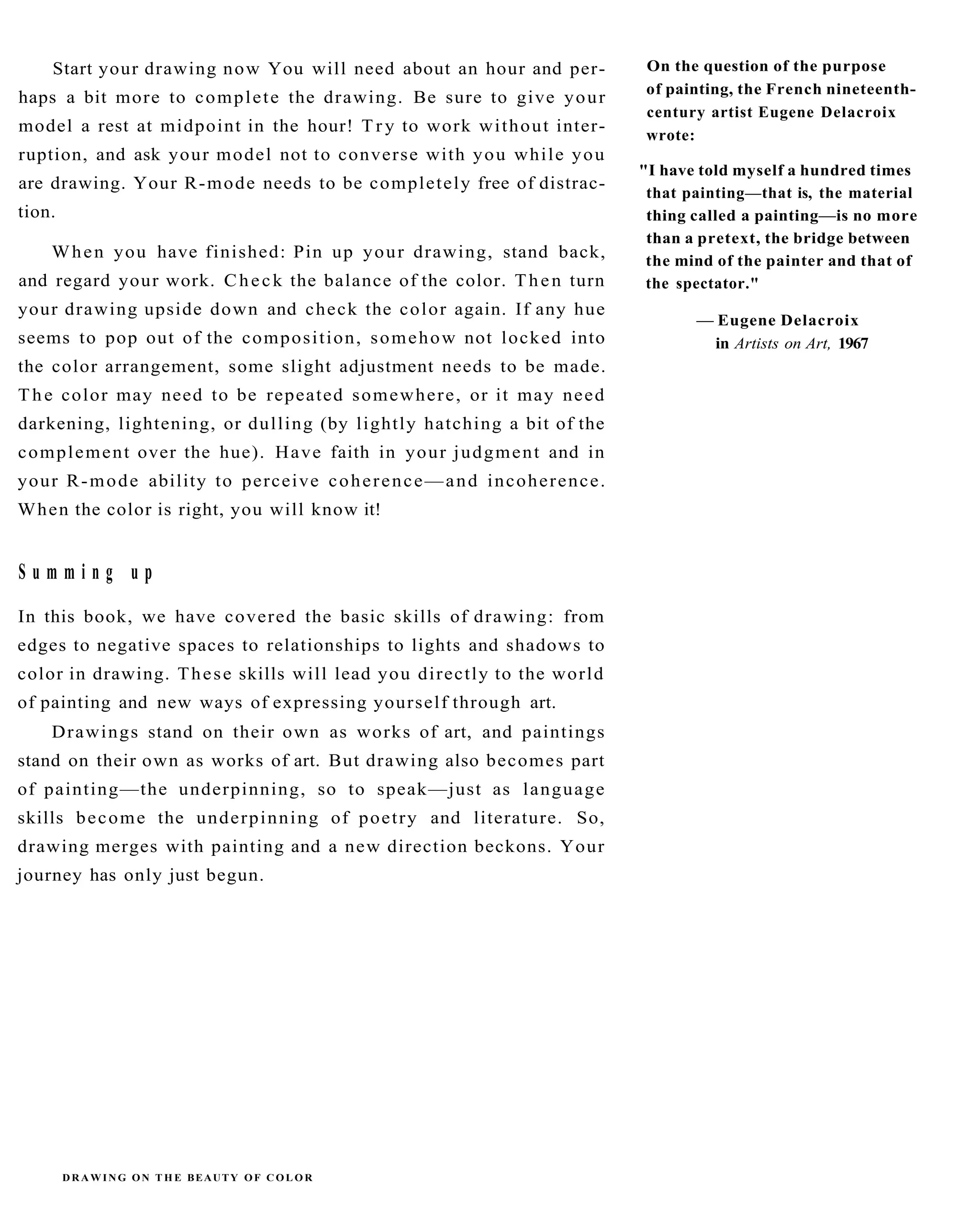 The New Drawing On The Right Side Of The Brain