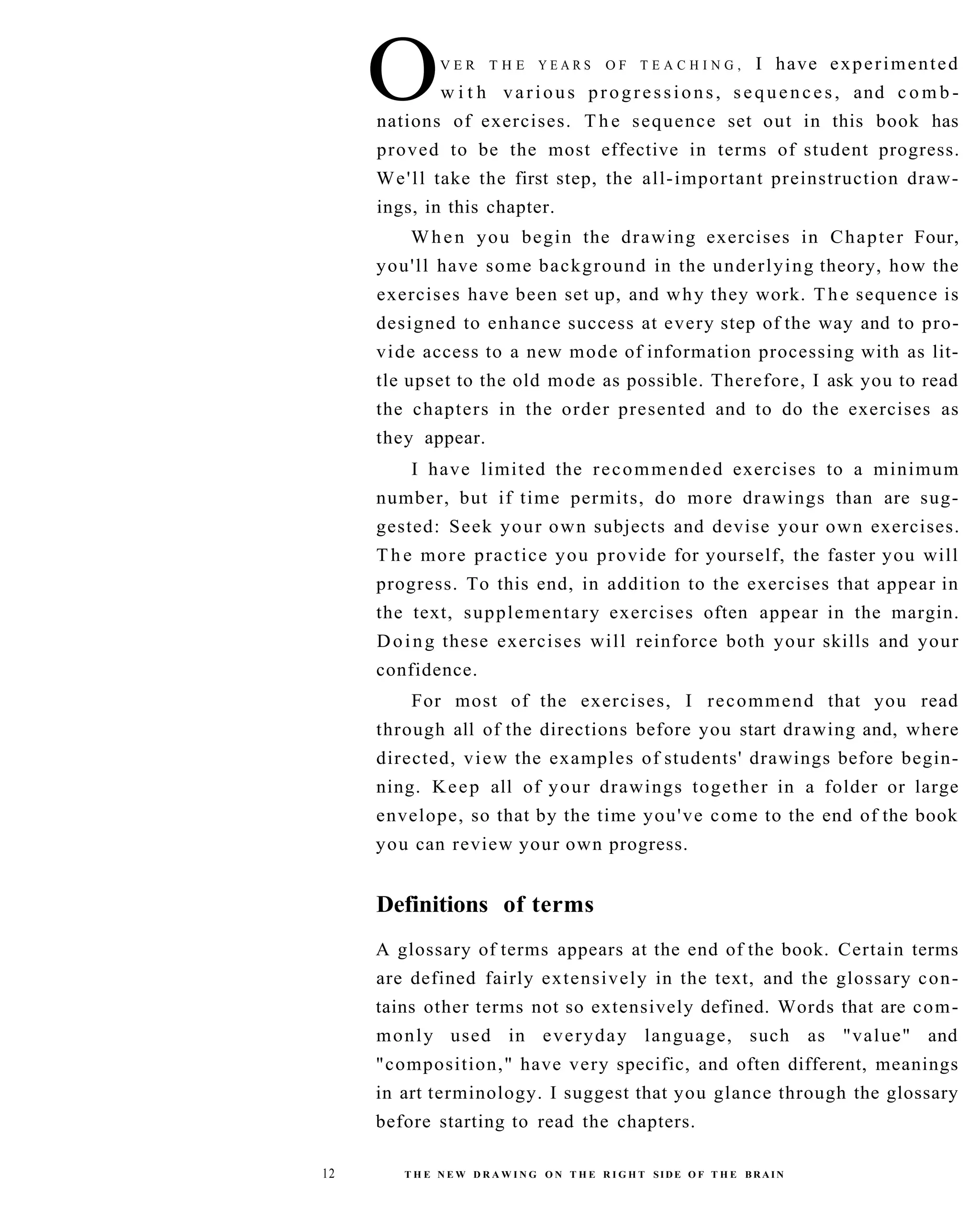 The New Drawing On The Right Side Of The Brain