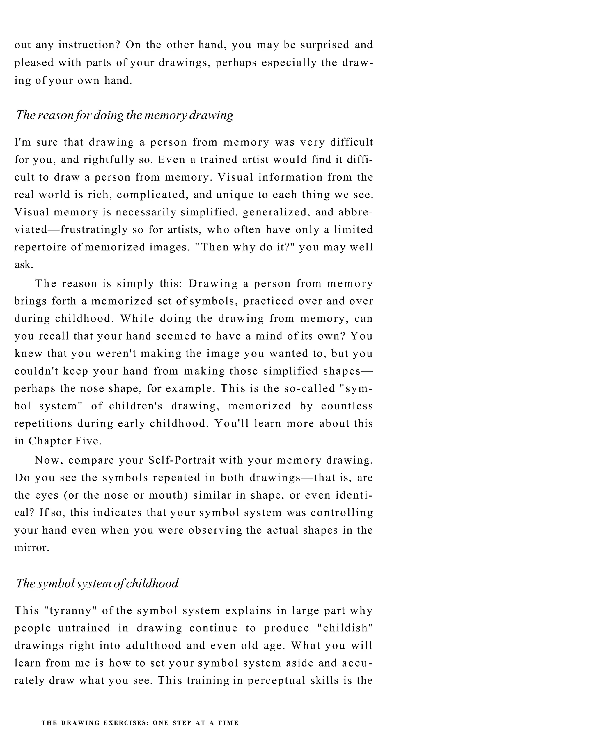 The New Drawing On The Right Side Of The Brain