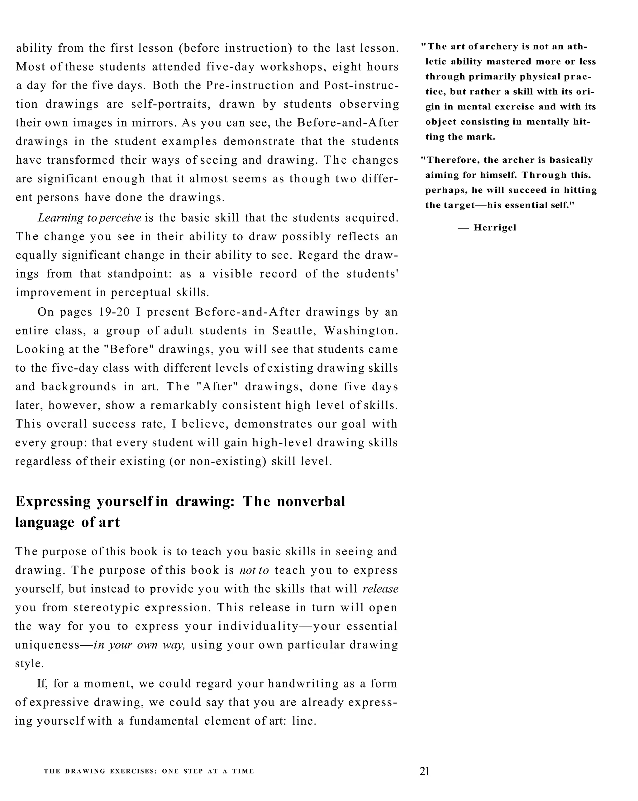 The New Drawing On The Right Side Of The Brain