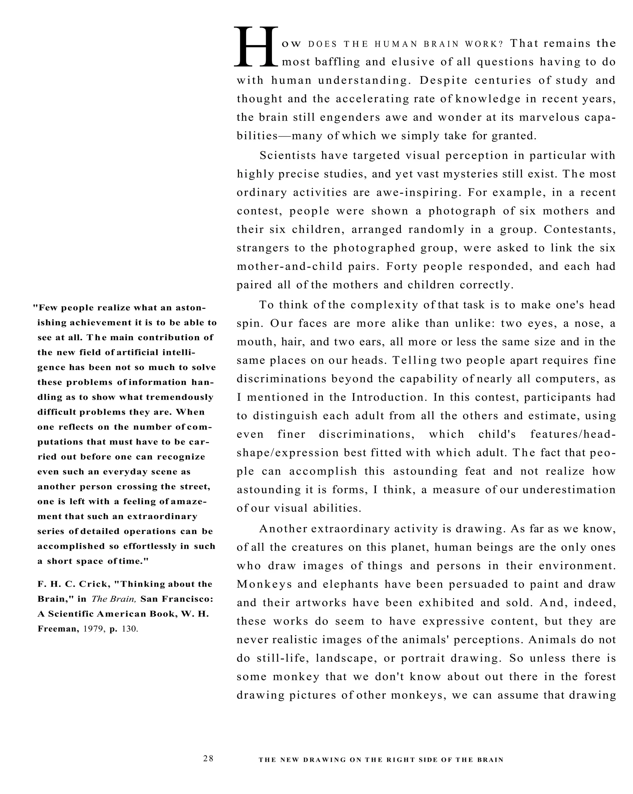 The New Drawing On The Right Side Of The Brain