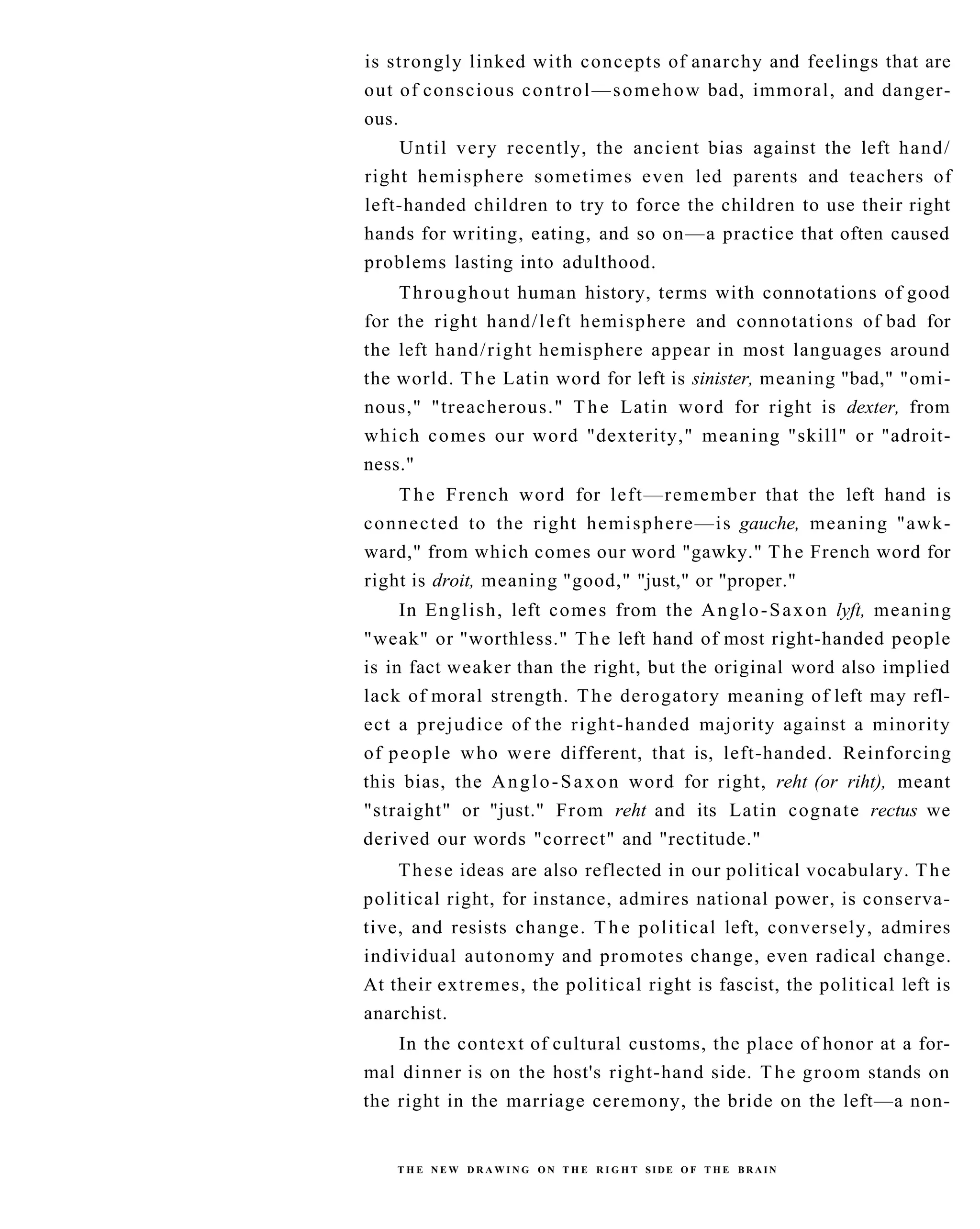 The New Drawing On The Right Side Of The Brain