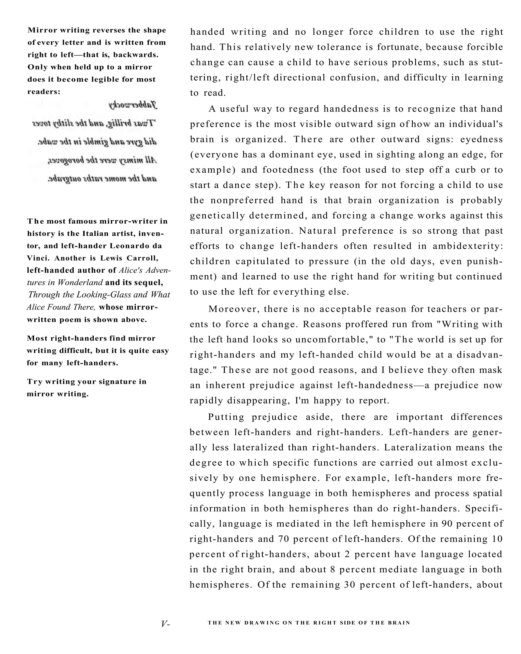 The New Drawing On The Right Side Of The Brain