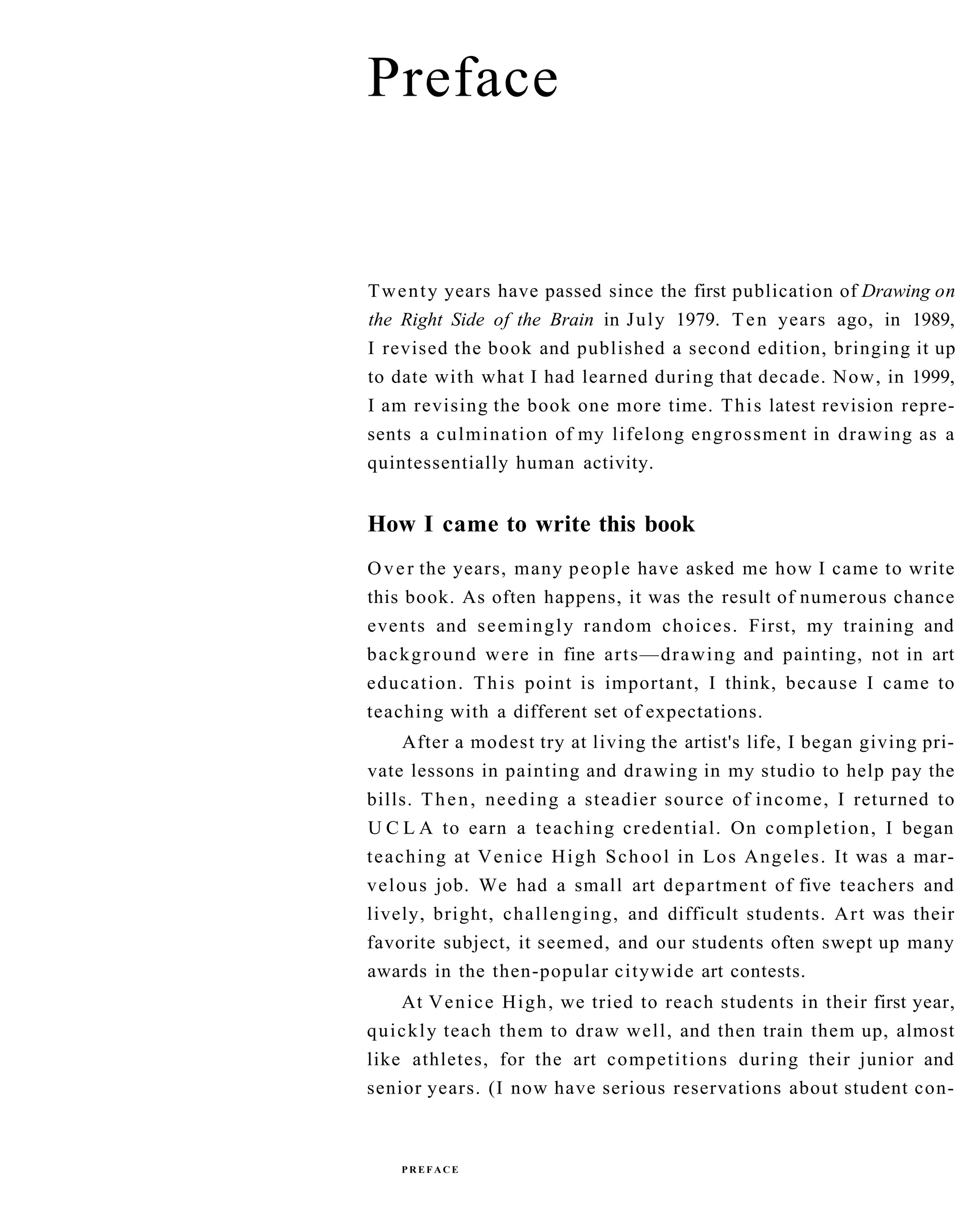 The New Drawing On The Right Side Of The Brain