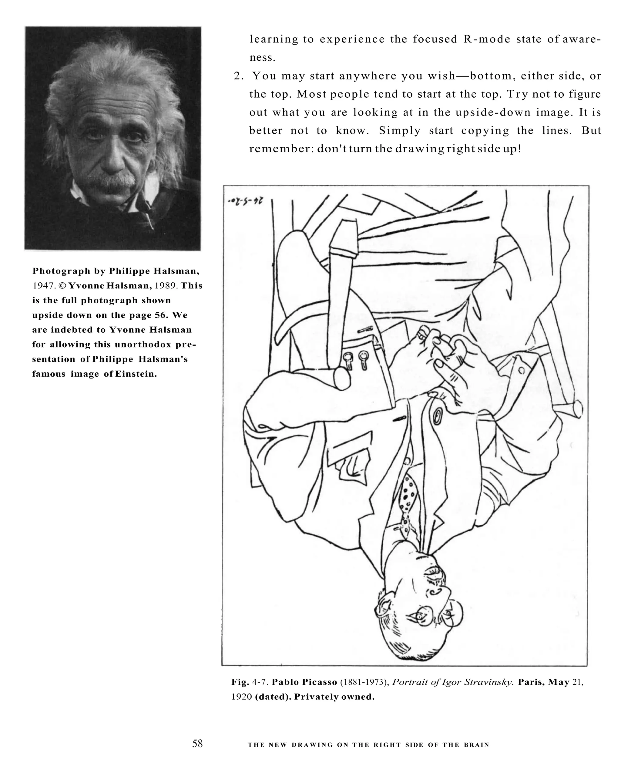 The New Drawing On The Right Side Of The Brain