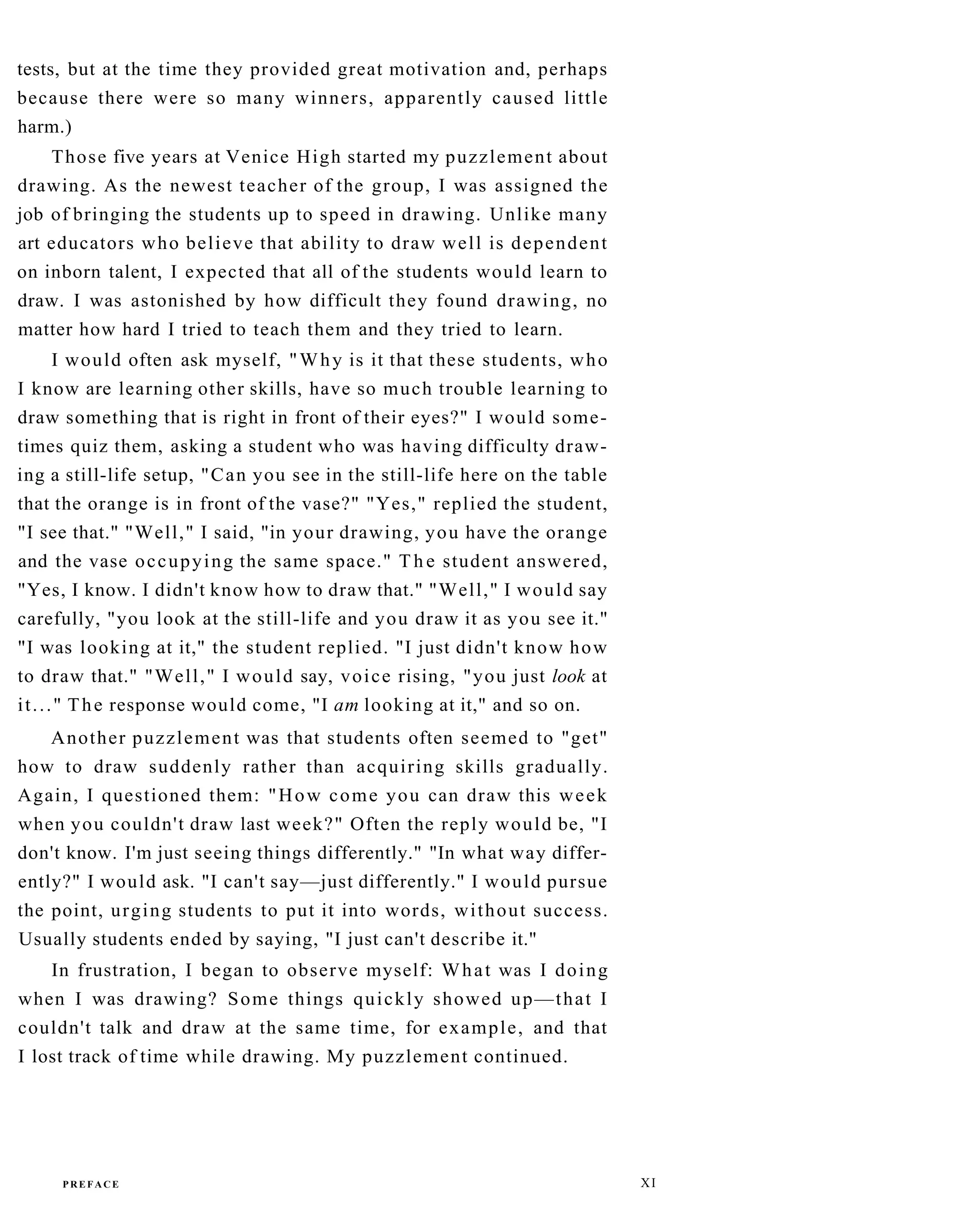 The New Drawing On The Right Side Of The Brain