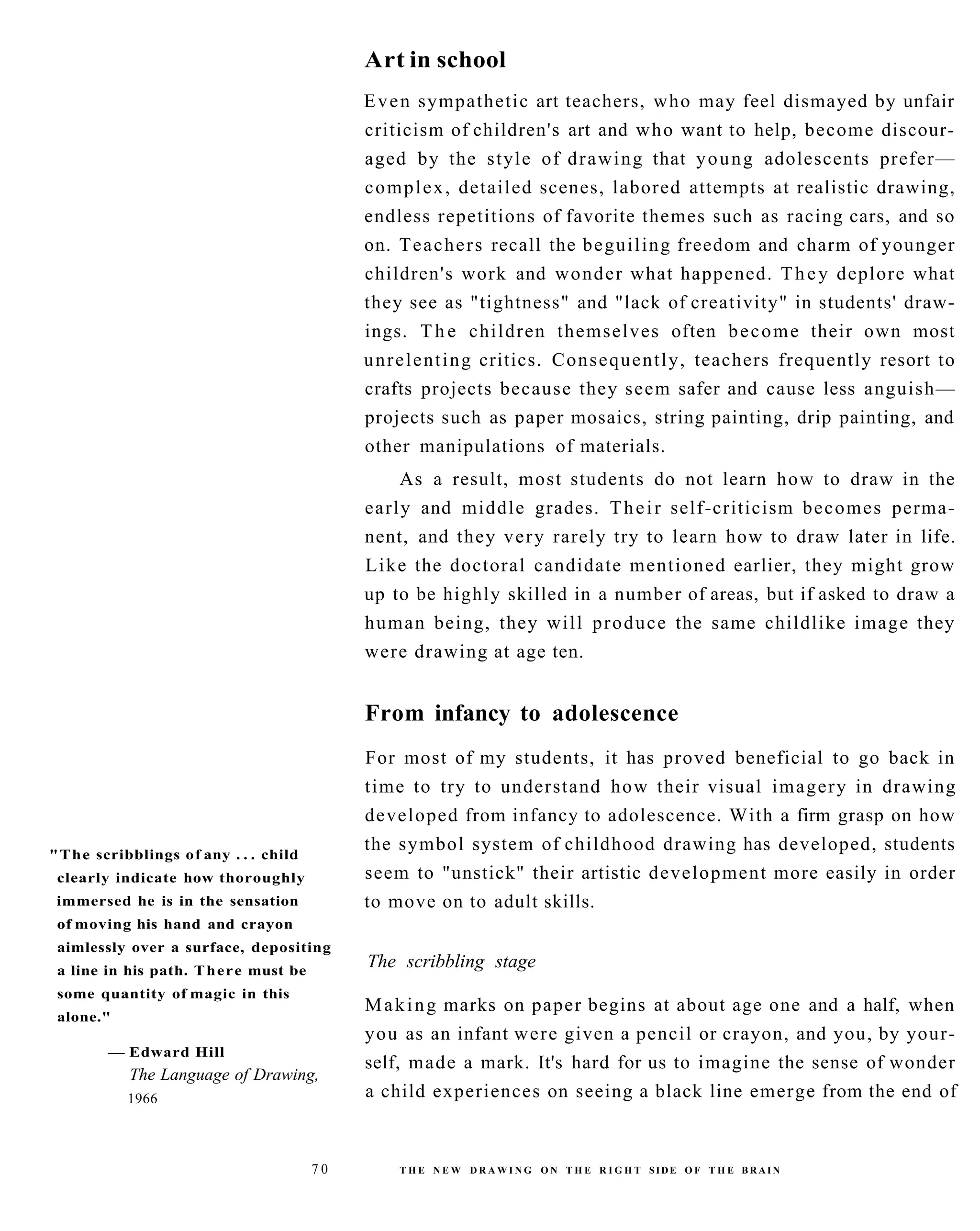 The New Drawing On The Right Side Of The Brain