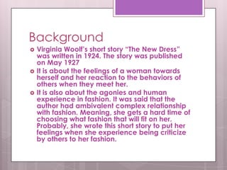 the new dress short story Amazon.com: The New Dress: 9781532776519: Woolf, Virginia: Books