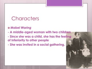 the new dress short story summary The new dress by Virginia Woolf