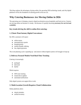 10 best catering software reviewed in 2026 Images High... The New Era of Catering Software - Why Going Online Means More Growth ...