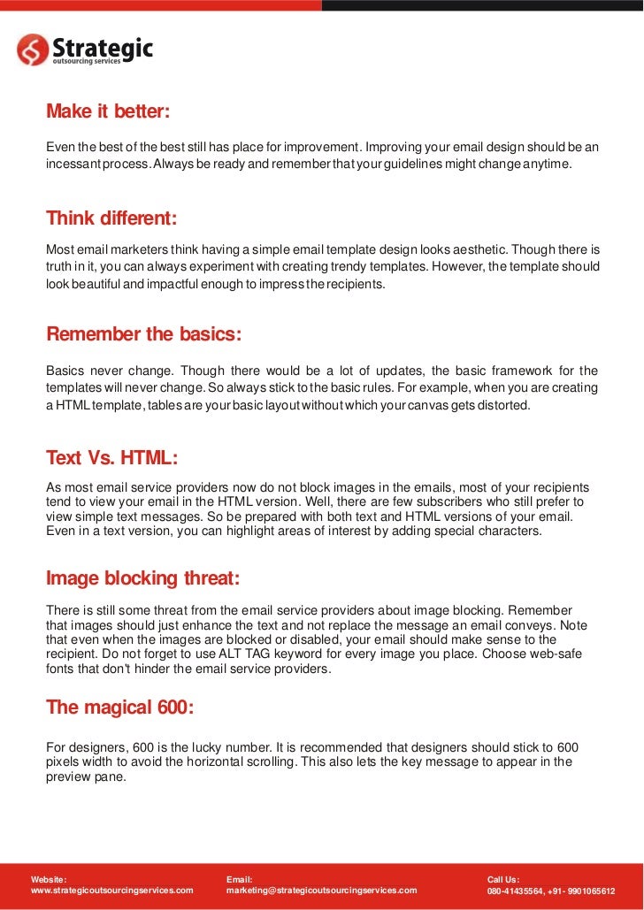 The New Essentials for Email Template Design