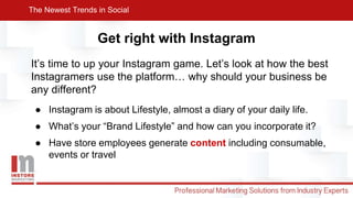 Get right with Instagram
It’s time to up your Instagram game. Let’s look at how the best
Instagramers use the platform… wh...