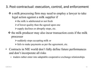 The new institutional economics of markets