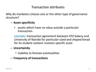 The new institutional economics of markets