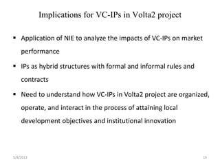 The new institutional economics of markets