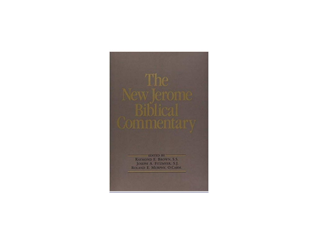 [PDF_NO_BUY] LIBRARY The New Jerome Biblical Commentary 1st Edition