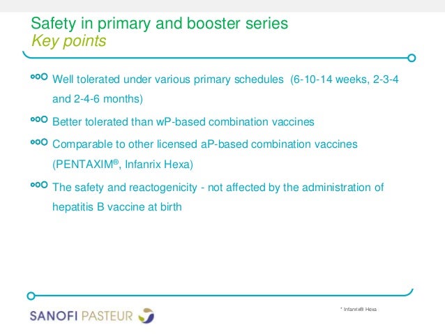 The new kid on the block - hexavalent vaccines The new kid on the block - hexavalent vaccines