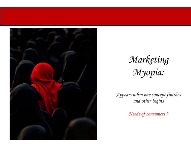 marketing myopia examples