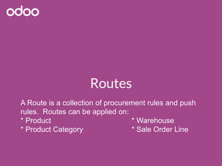 The new Odoo warehouse management system