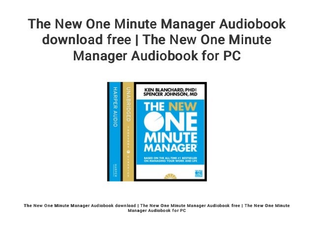 The new one minute manager discussion guide image