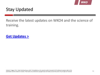 Stay Updated
Receive the latest updates on WKO4 and the science of
training.
Get Updates >

Andrew R. Coggan, Ph.D., Peaks...