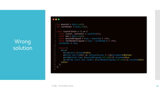 Wrong
solution
© ABL - The Problem Solver 46
 