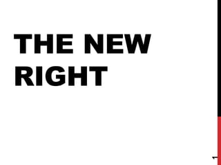 1

THE NEW
RIGHT

 