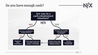 Do you have enough cash?
NFX 3
 
