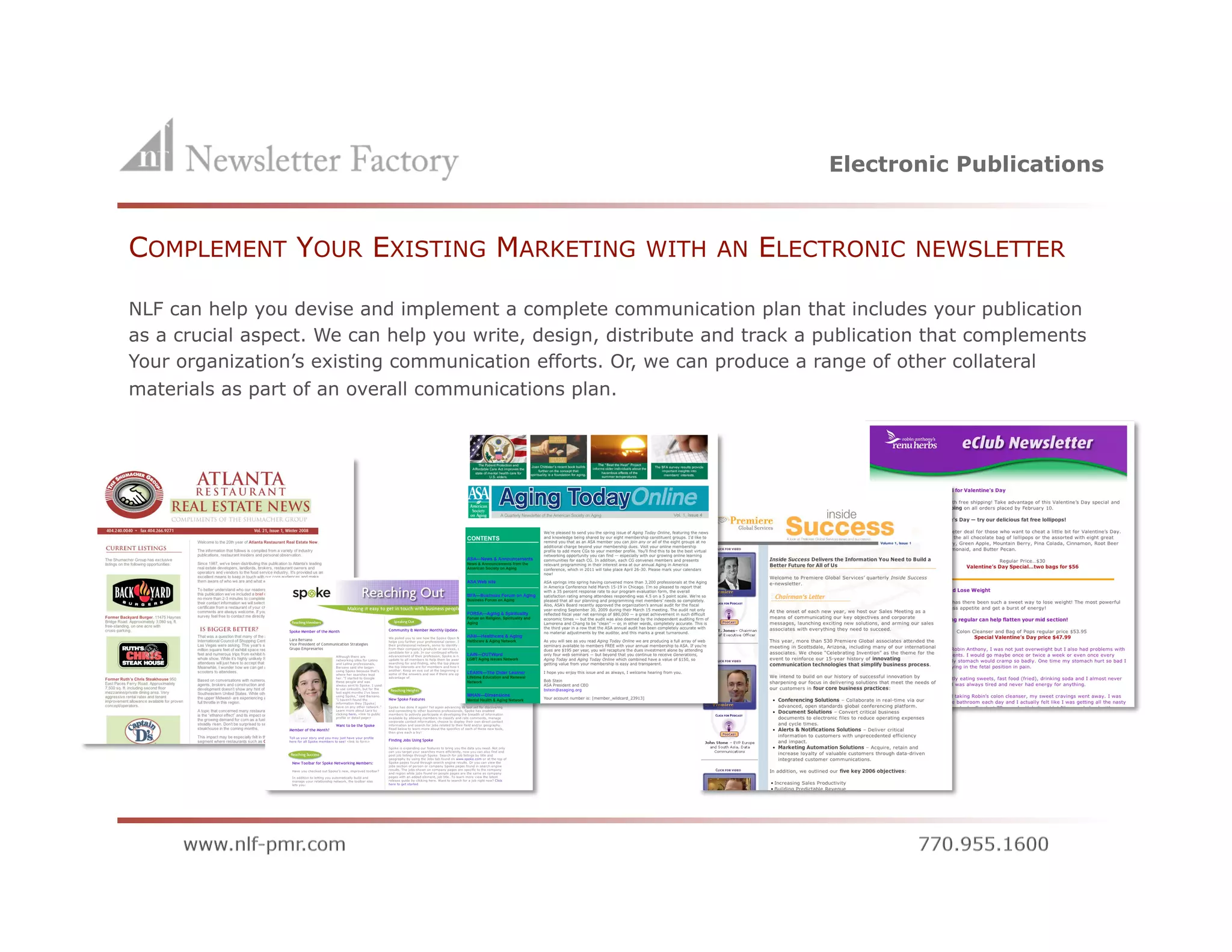 Electronic Publications
 