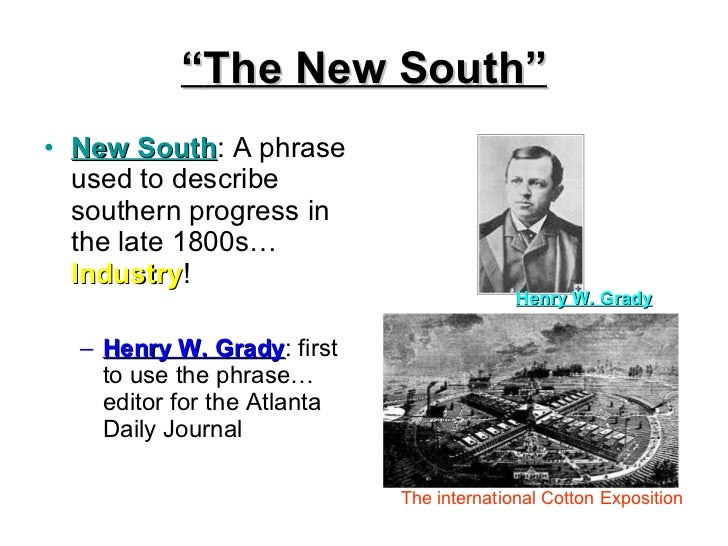 The new south