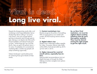 The New Viral: Effective, Not Just Infective