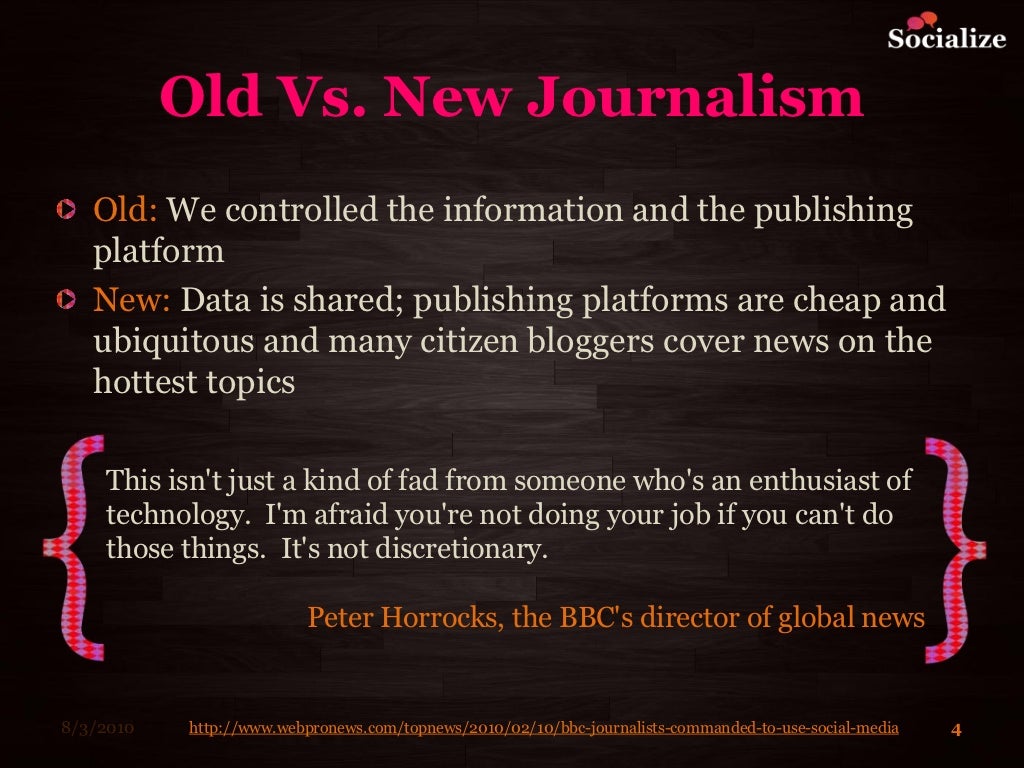 Social Media and Journalism