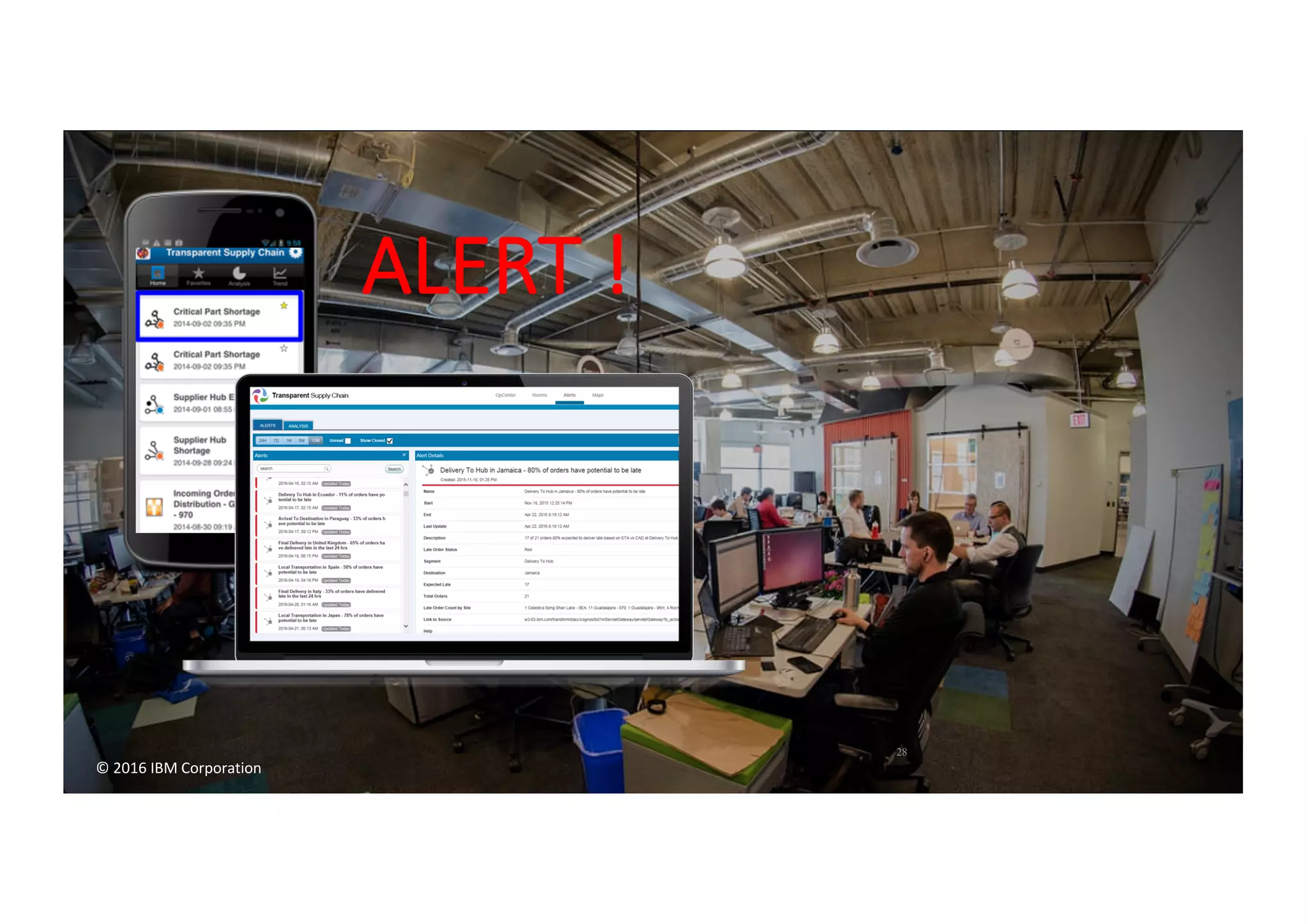 ©	2016	IBM	Corporation
28
ALERT	!
 