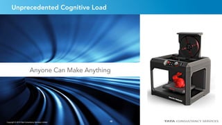 10
Unprecedented Cognitive Load
Anyone Can Make Anything
Copyright © 2015 Tata Consultancy Services Limited 10
 