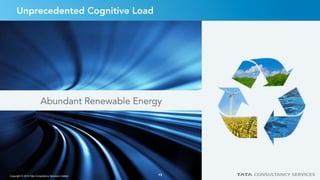 13
Unprecedented Cognitive Load
Abundant Renewable Energy
Copyright © 2015 Tata Consultancy Services Limited 13
 