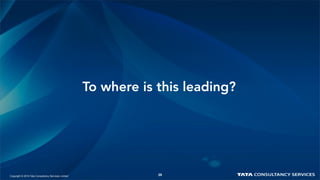 28
To where is this leading?
Copyright © 2015 Tata Consultancy Services Limited 28
 