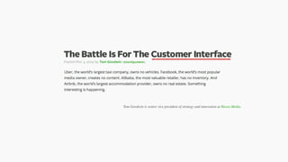 Tom Goodwin is senior vice president of strategy and innovation at Havas Media.
 