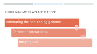 The next generation of crispr–cas technologies and Applications | PPTX