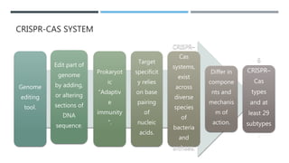 The next generation of crispr–cas technologies and Applications | PPTX