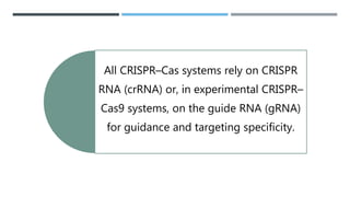 The next generation of crispr–cas technologies and Applications | PPTX